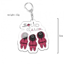 Squid Game Anime acrylic Key C...