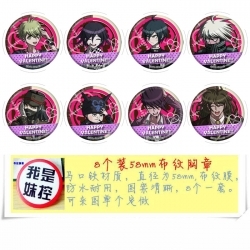 Dangan-Ronpa Anime round Badge...