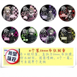 Dangan-Ronpa Anime round Badge...