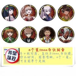 Dangan-Ronpa Anime round Badge...