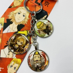 Tokyo Revengers  Anime cartoon metal keychain school bag pendant  3946