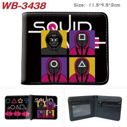 Squid Game color  two-fold lea...