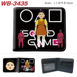 Squid Game color  two-fold lea...