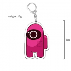 Squid Game Anime acrylic Key C...