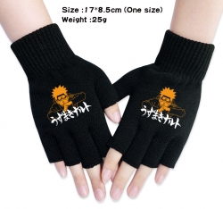 Naruto  Anime knitted half fin...