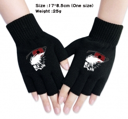 Naruto  Anime knitted half fin...