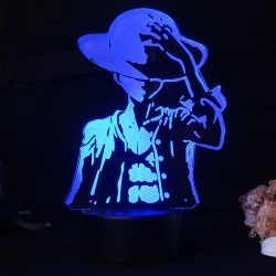 One Piece 3D night light USB t...