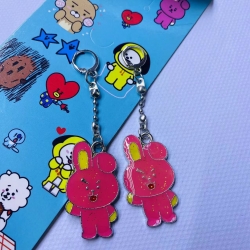 BTS peripheral earrings pendan...