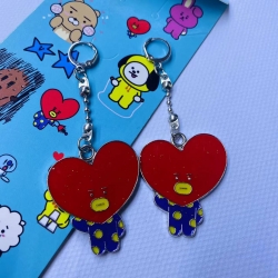 BTS peripheral earrings pendan...