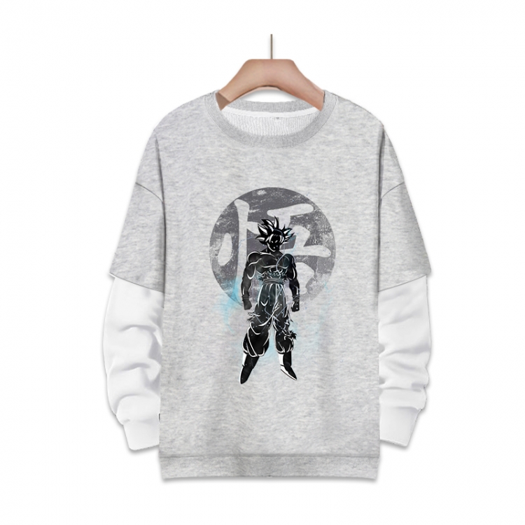 DRAGON BALL Anime fake two-piece thick round neck sweater from S to 3XL