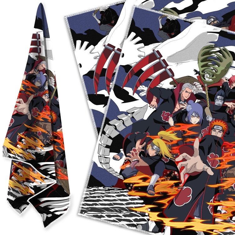 Naruto Cartoon sports towel sweat-absorbent towel turban 58X58CM  price for 2 pcs