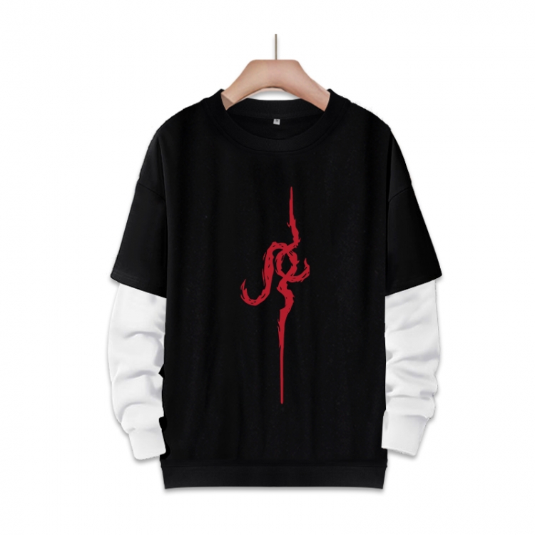 Dangan-Ronpa Anime fake two-piece thick round neck sweater from S to 3XL