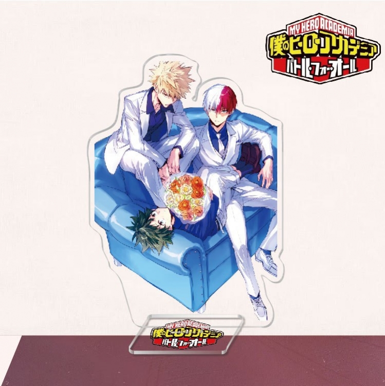 My Hero Academia Anime characters acrylic Standing Plates Keychain 51015