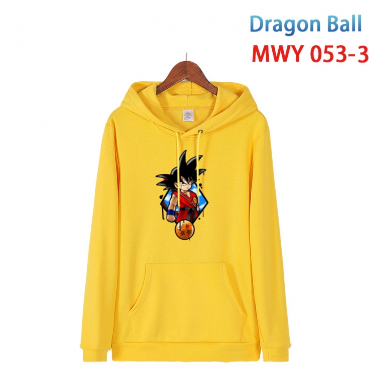 DRAGON BALL Cotton Hooded Patch Pocket Sweatshirt   from S to 4XL MWY 053 3