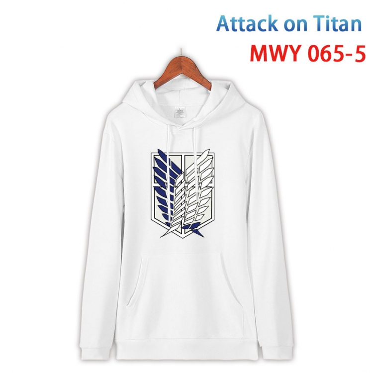 Shingeki no Kyojin Cotton Hooded Patch Pocket Sweatshirt   from S to 4XL MWY 065 5