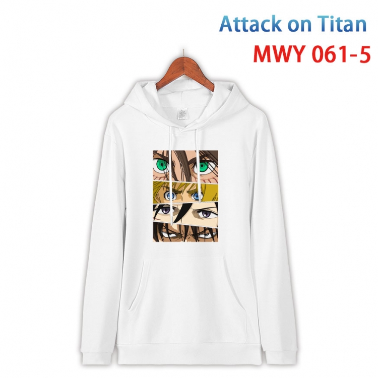 Shingeki no Kyojin Cotton Hooded Patch Pocket Sweatshirt   from S to 4XL MWY 062 5