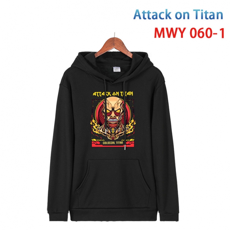 Shingeki no Kyojin Cotton Hooded Patch Pocket Sweatshirt   from S to 4XL MWY 060 1