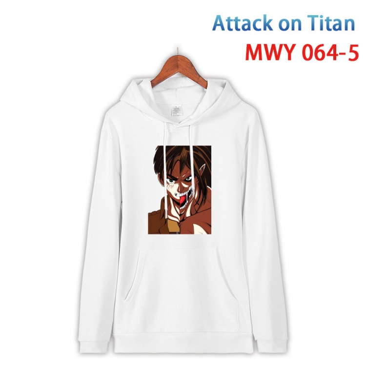 Shingeki no Kyojin Cotton Hooded Patch Pocket Sweatshirt   from S to 4XL MWY 064 5