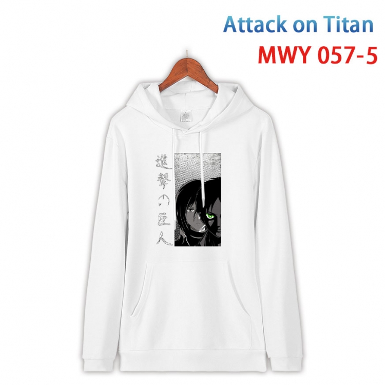 Shingeki no Kyojin Cotton Hooded Patch Pocket Sweatshirt   from S to 4XL MWY 057 5