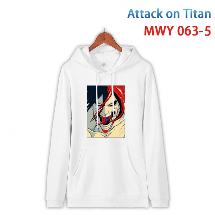 Shingeki no Kyojin Cotton Hooded Patch Pocket Sweatshirt   from S to 4XL MWY 063 5