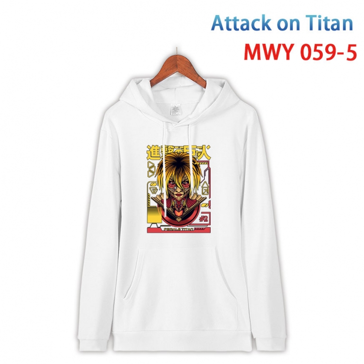 Shingeki no Kyojin Cotton Hooded Patch Pocket Sweatshirt   from S to 4XL MWY 059 5