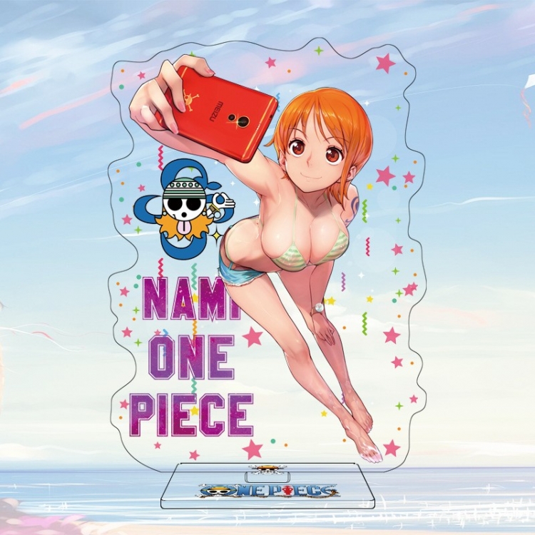 One Piece Anime characters acrylic Standing Plates Keychain  51330