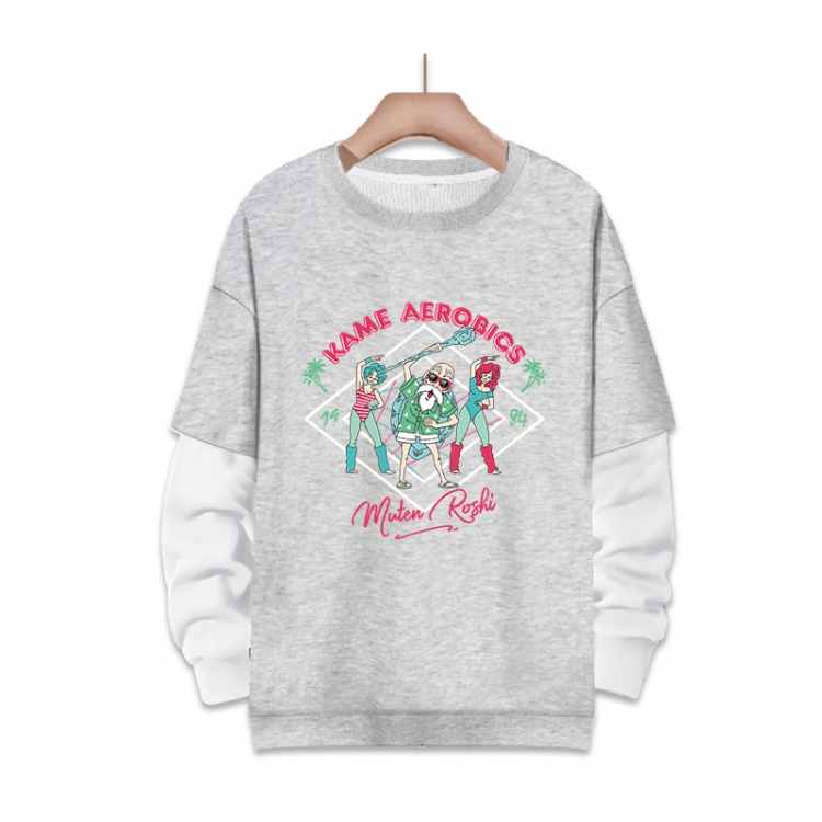 DRAGON BALL Anime fake two-piece thick round neck sweater from S to 3XL