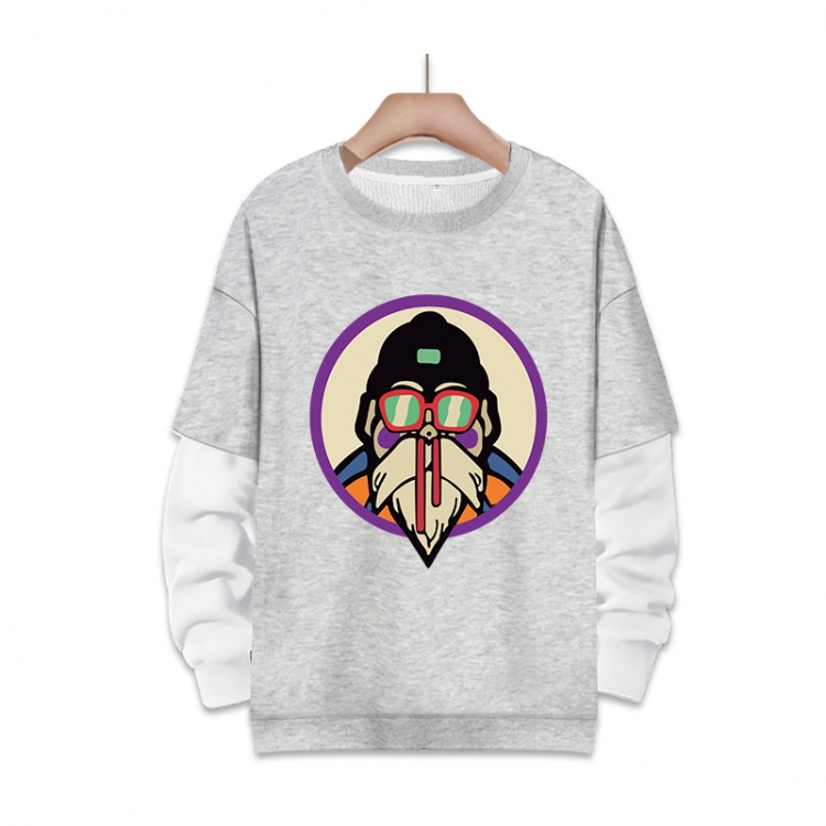 DRAGON BALL Anime fake two-piece thick round neck sweater from S to 3XL