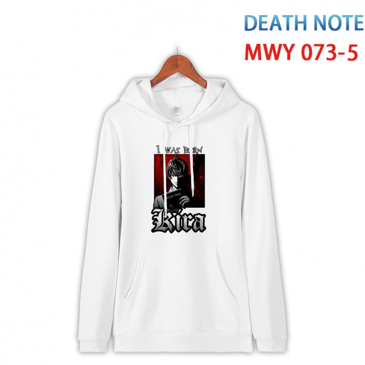 Death note Cotton Hooded Patch Pocket Sweatshirt from S to 4XL  MWY 073 5