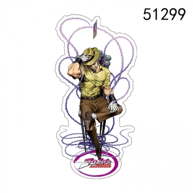 JoJos Bizarre Adventure Anime characters acrylic Standing Plates Keychain 15cm  51299