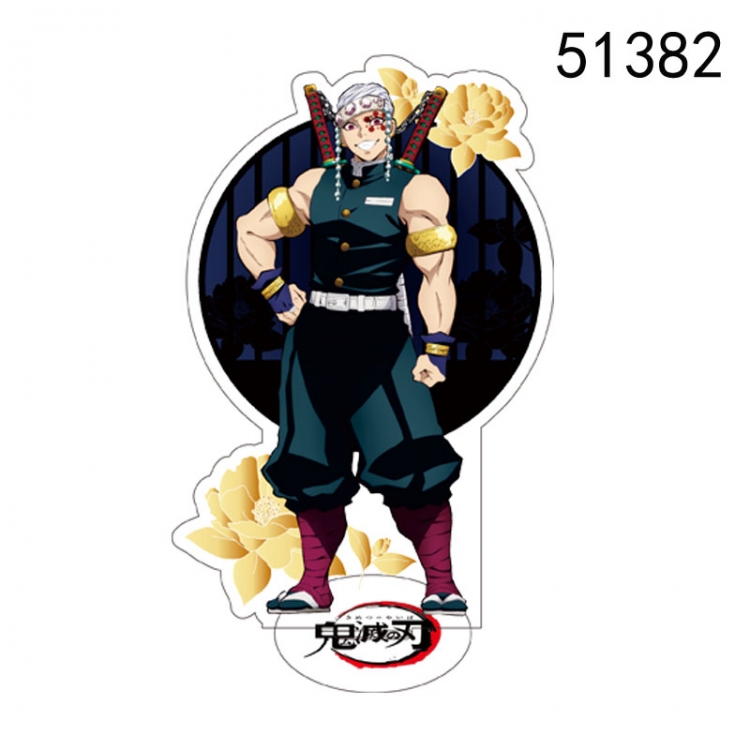 Demon Slayer Kimets Anime characters acrylic Standing Plates Keychain 15cm  51382