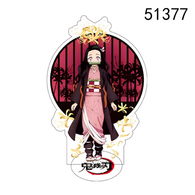 Demon Slayer Kimets Anime characters acrylic Standing Plates Keychain 15cm  51377