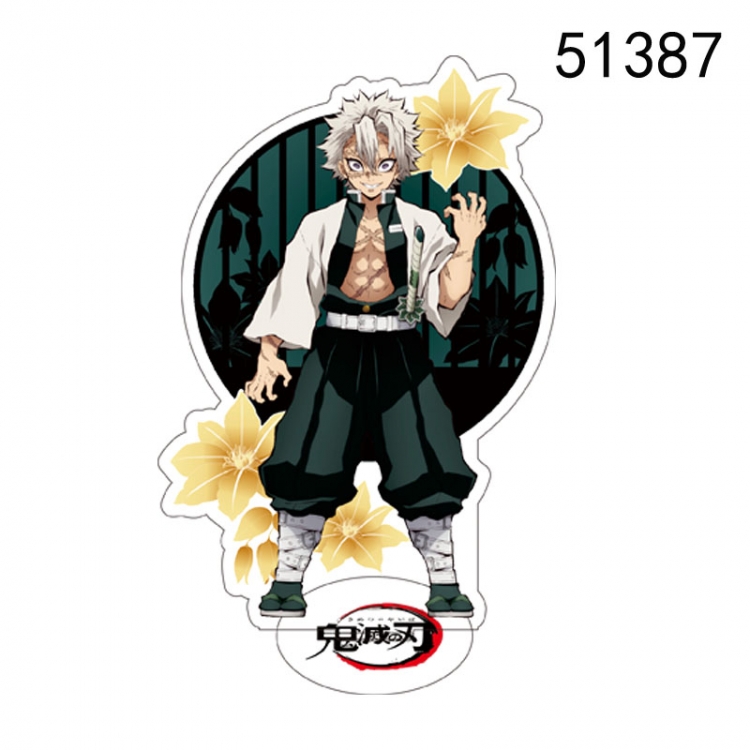 Demon Slayer Kimets Anime characters acrylic Standing Plates Keychain 15cm  51387