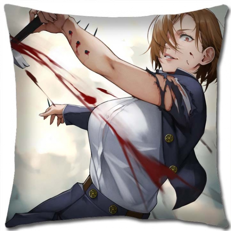 Jujutsu Kaisen  Anime square full-color pillow cushion 45X45CM NO FILLING   Z3-189