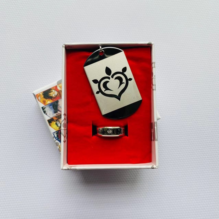 Genshin Impact  Anime Peripheral Ring Necklace Box Set 542