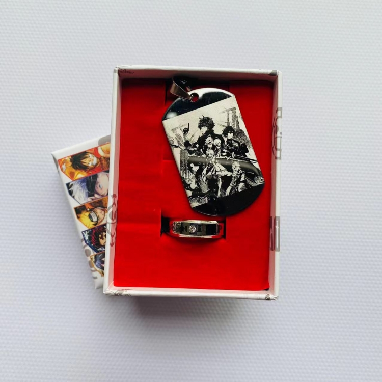 Genshin Impact  Anime Peripheral Ring Necklace Box Set 533