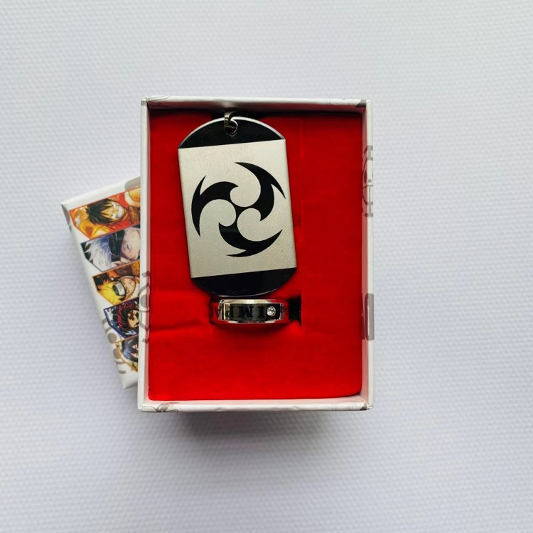Genshin Impact  Anime Peripheral Ring Necklace Box Set  539