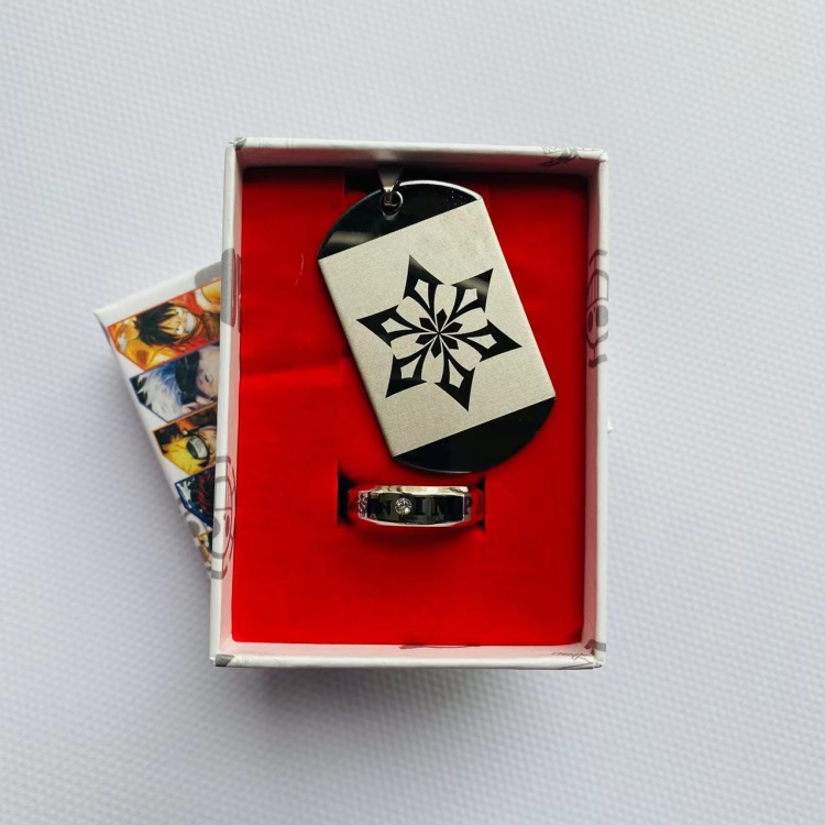 Genshin Impact  Anime Peripheral Ring Necklace Box Set 519
