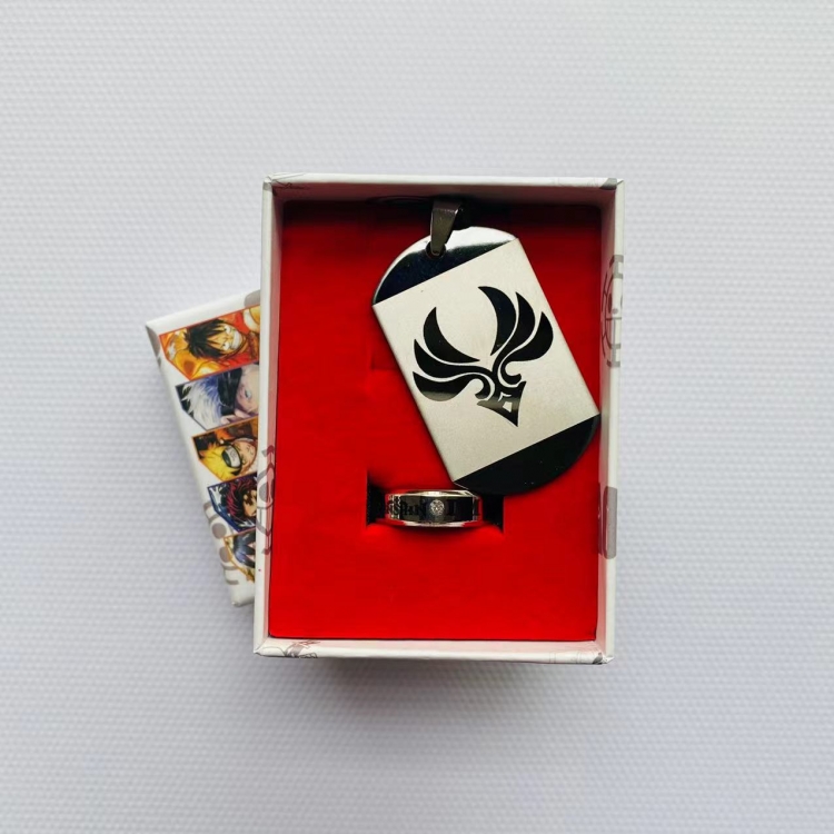 Genshin Impact  Anime Peripheral Ring Necklace Box Set 549