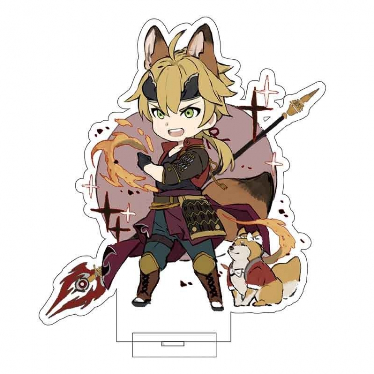 Genshin Impact Anime characters acrylic Standing Plates Keychain 15CM 51529