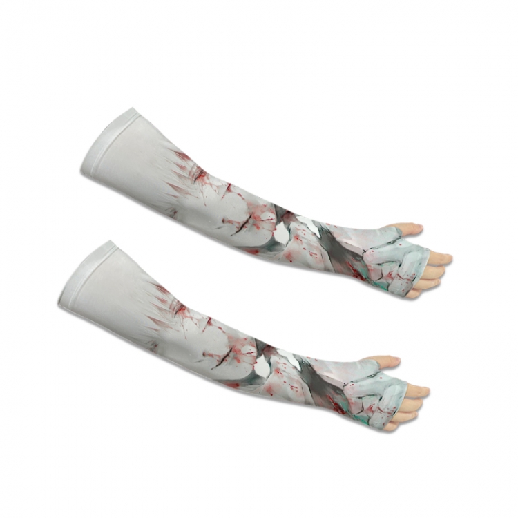 Tokyo Ghoul Printed Long Cycling Sleeve Sun Protection Sleeve