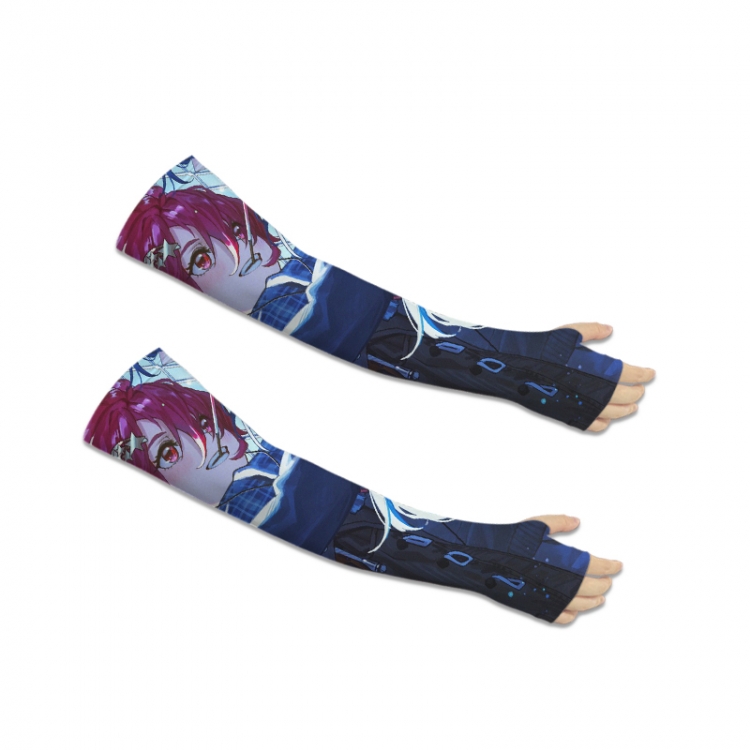 Arknights Printed Long Cycling Sleeve Sun Protection Sleeve
