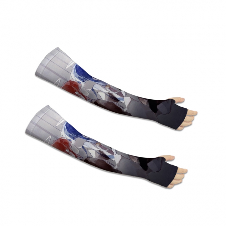 Arknights Printed Long Cycling Sleeve Sun Protection Sleeve