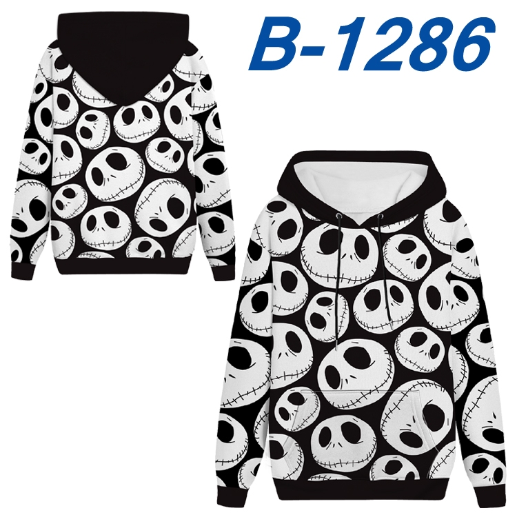 The Nightmare Before Christmas Anime padded pullover sweater hooded top from S to 4XL B-1286