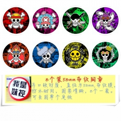 One Piece Anime round Badge cl...