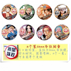 One Piece Anime round Badge cl...