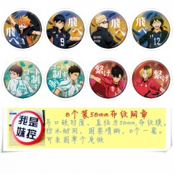 Haikyuu!! Anime round Badge cl...