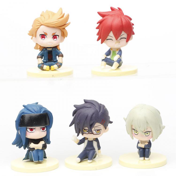 Touken Ranbu 2 generation Bagged Figure Decoration Model  6cm a set of  5