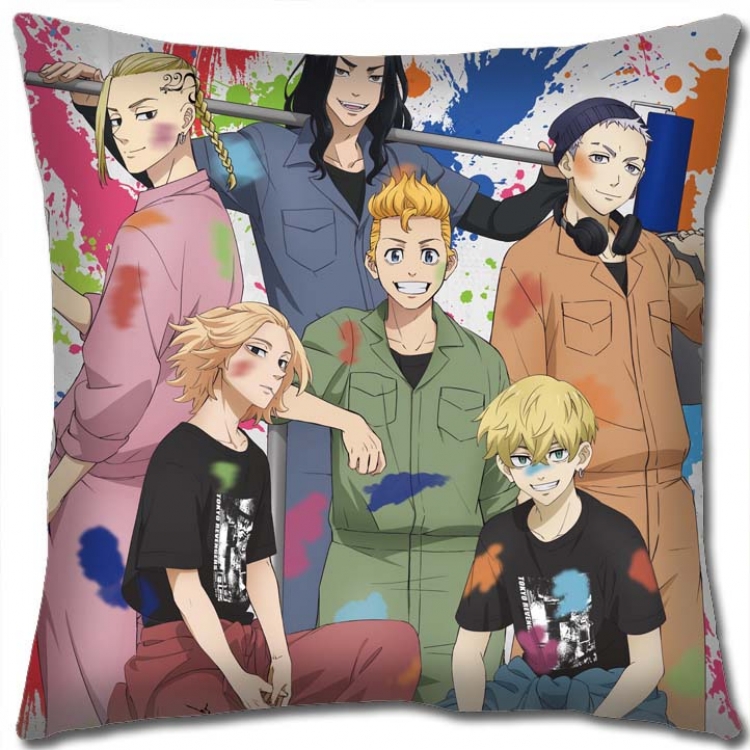 Tokyo Revengers Anime square full-color pillow cushion 45X45CM NO FILLING  D2-32