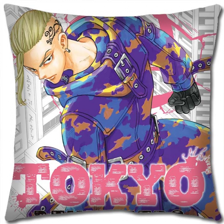 Tokyo Revengers Anime square full-color pillow cushion 45X45CM NO FILLING  D2-11
